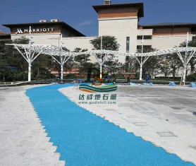 深圳金沙灣國(guó)際樂(lè)園膠粘石項(xiàng)目